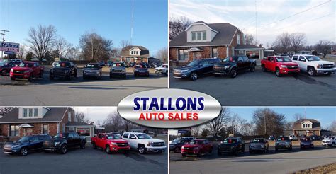 Stallons Auto Sales has over 80 years worth of automotive experience. Read about our history and visit our expert team today for your next vehicle purchase. 1944 West 7th Street Hopkinsville, KY 42240 270-885-1631 
